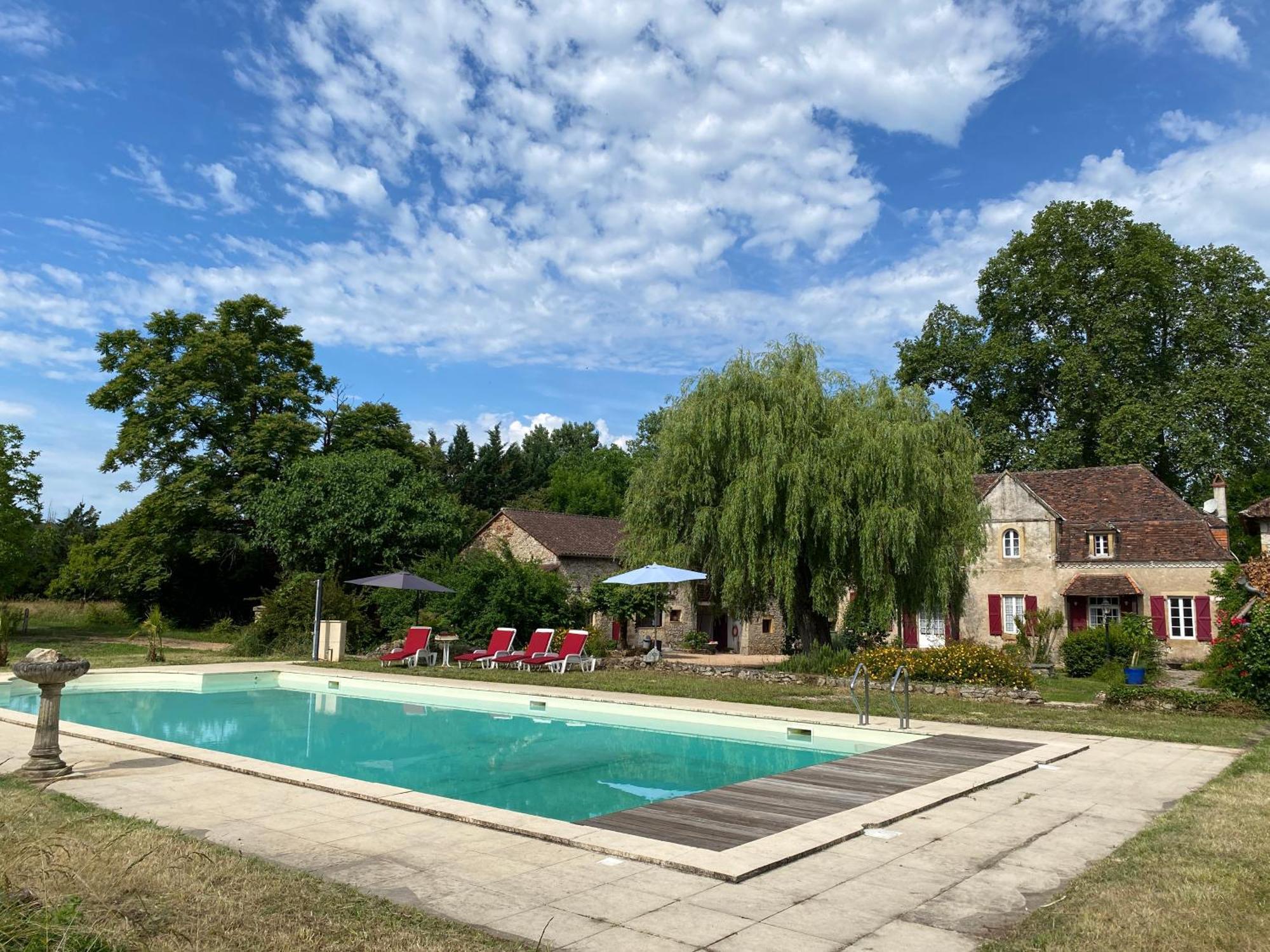 Sfeervol Vakantiehuis Op Landgoed Aan De Dordogne Villa Prudhomat Exterior foto